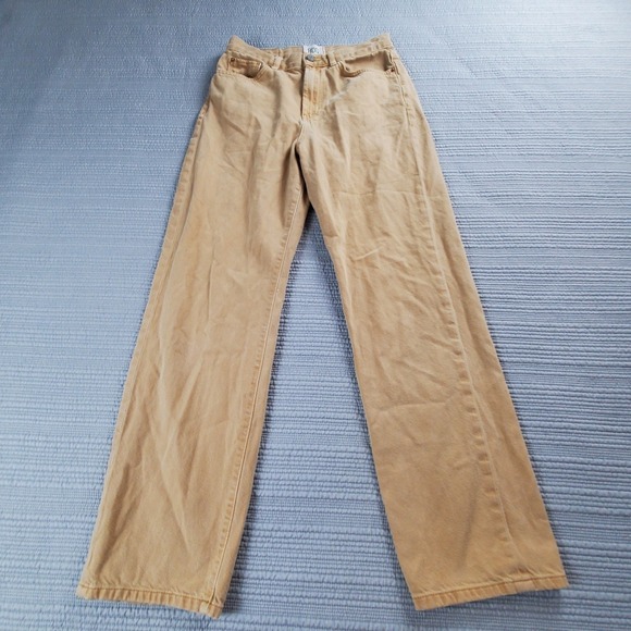 BDG Denim - BDG Urban Outfitters Tan Khaki Cowboy Jean High Waisted Straight Leg Pants 28